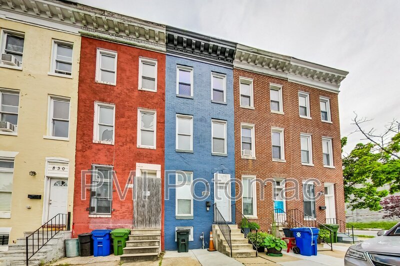 4 Bedroom Rental – 834 N Stricker St, Baltimore, MD, 21217-2146